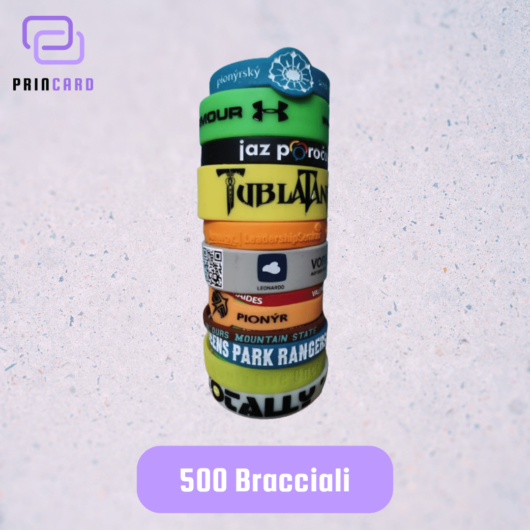 Braccialetti in Silicone [500 pezzi]